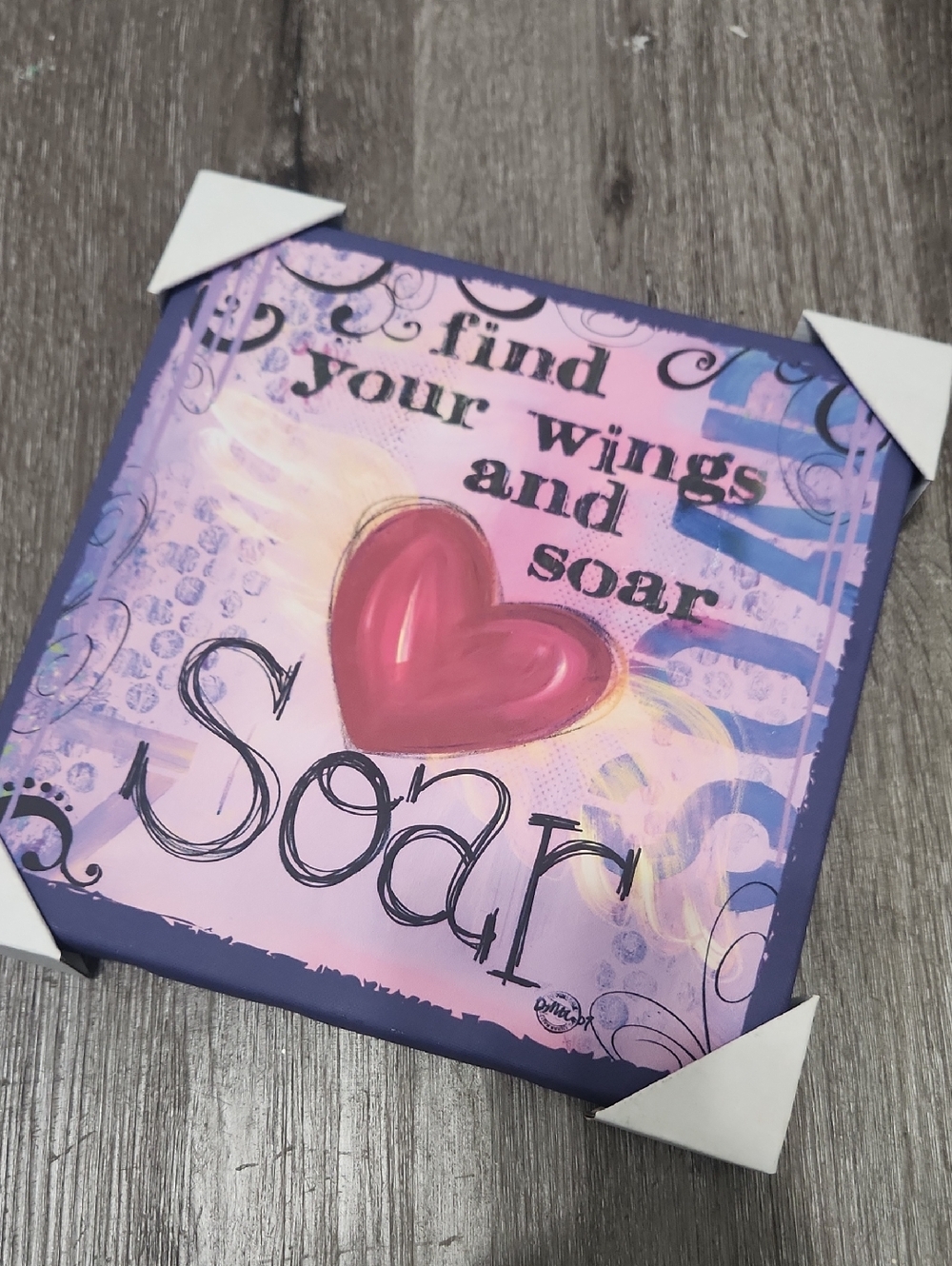 Canvas Heart Wall Decor